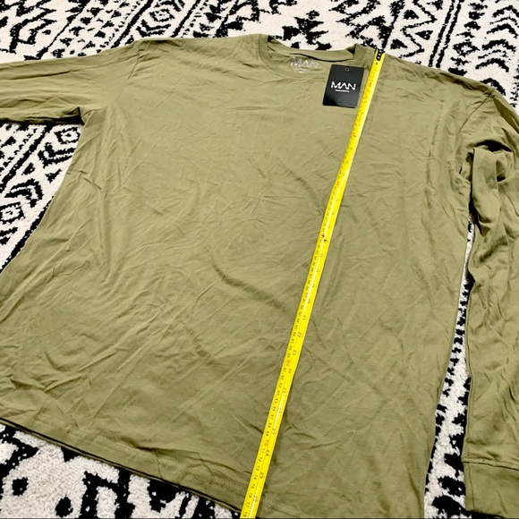 Oversized Long Sleeve Crew Neck Shirt Set - Picture 10 of 14